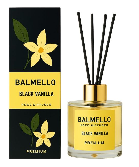 Black Vanilla PREMIUM - 120 ML Zapach do domu BALMELLO