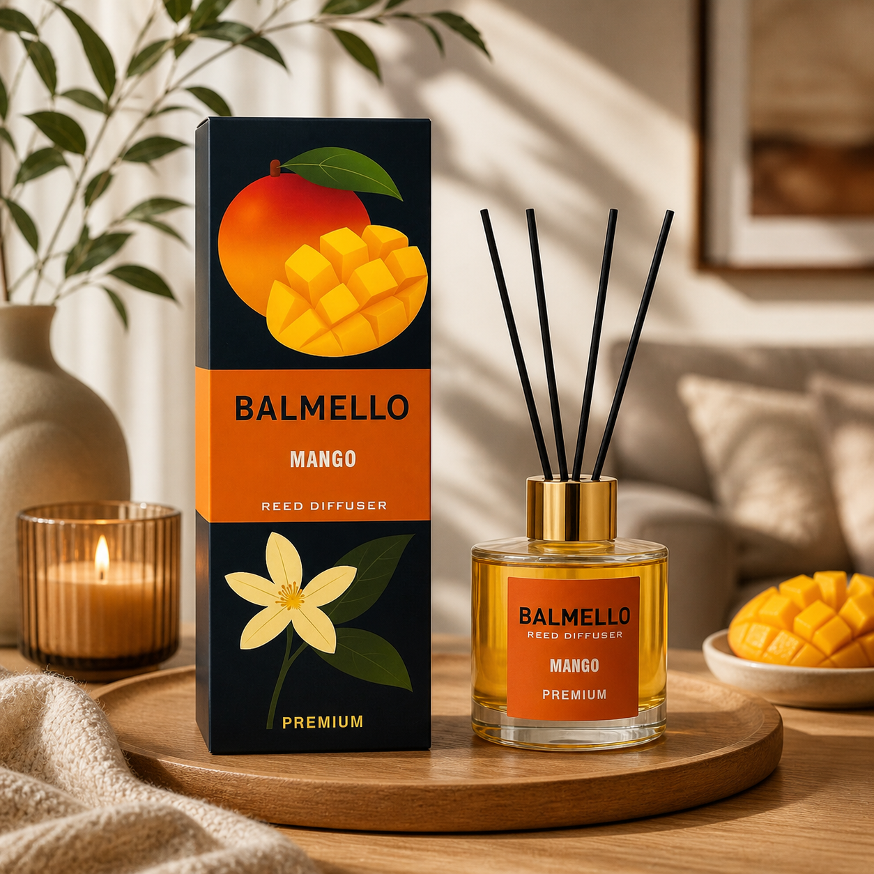 Mango Premium – Zapach do domu BALMELLO 120 ml - obrazek 2