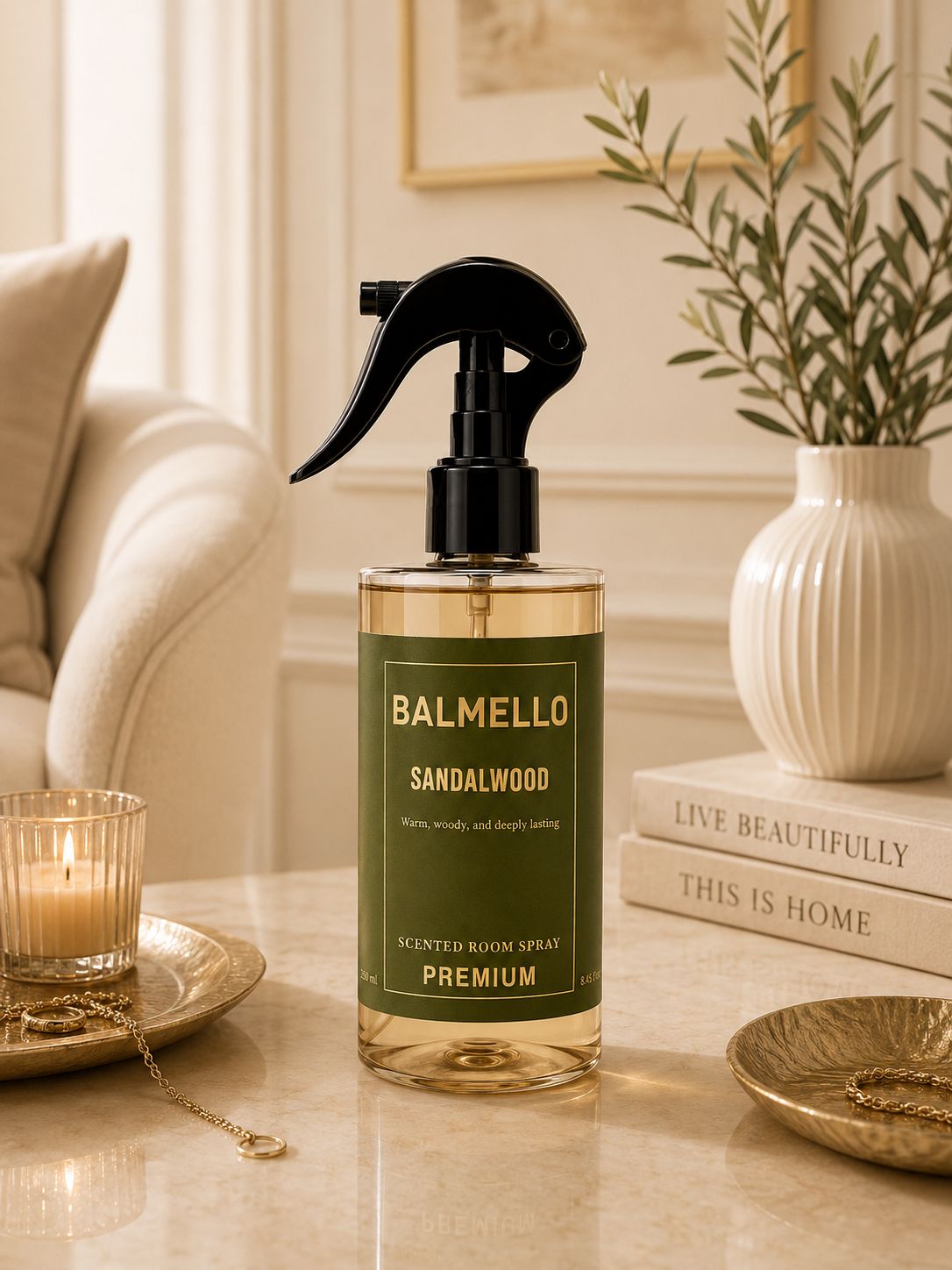 Sandalwood Premium – Spray do domu BALMELLO 300 ml