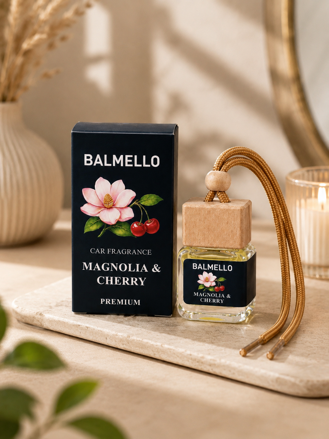 Magnolia & Cherry Premium - zapach do auta BALMELLO 10 ML - obrazek 4